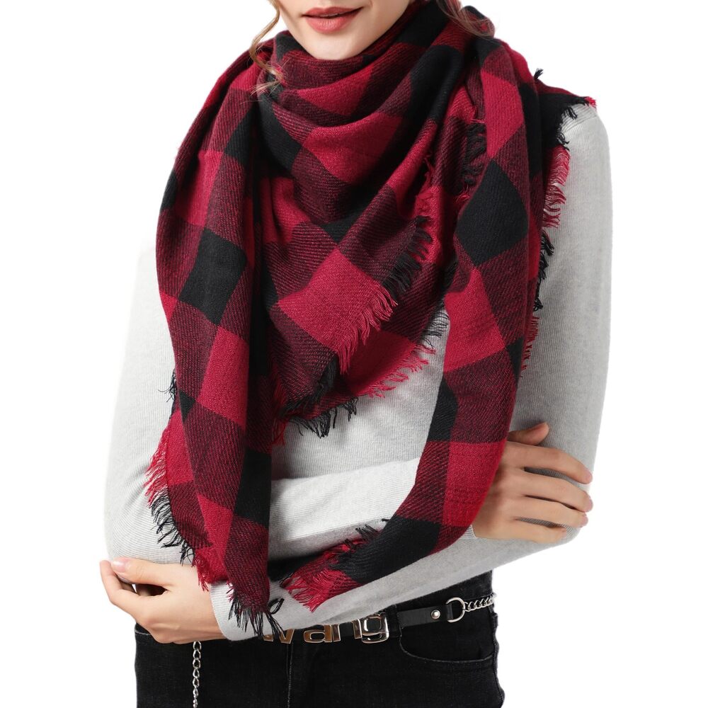 2255 Scarfs For Women- Winter Warm, 55" X 55", Soft Blanket Scarf Wrap